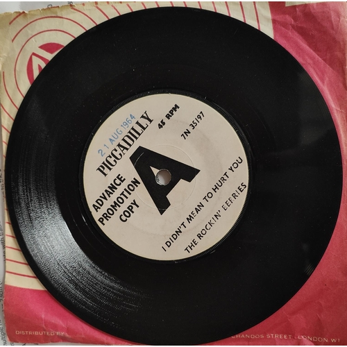 245 - THE ROCKIN' BERRIES: I Didn't Mean to Hurt You, Piccadilly 7N 35197 promo