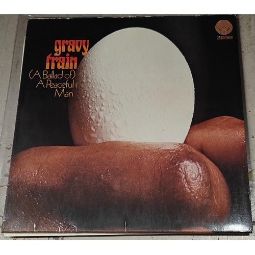 354 - GRAVY TRAIN - BALLAD OF A PEACEFUL MAN, Vertigo 6360 051, LP, laminated gatefold sleeve, small swirl... 