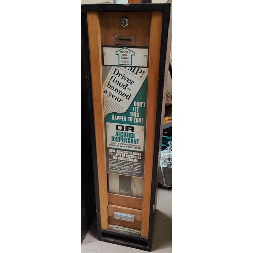 118A - A very unusual mid 20th century Scottish breathalyser vending machine (collectors item only) 