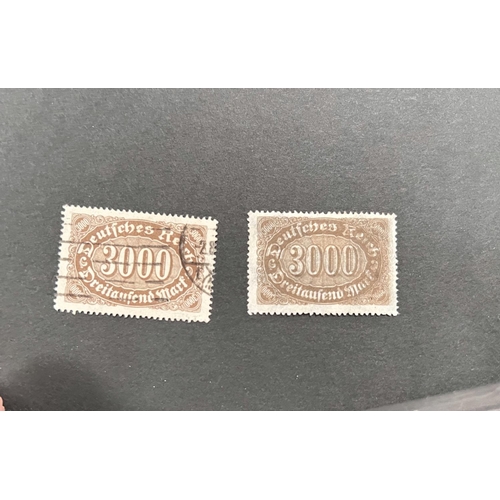 401 - Germany. 1922-23 3000m brown printed double mint