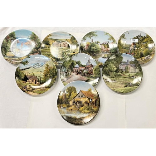 546 - A selection of limited edition collectors plates including Royal Doulton, Wedgwood etc