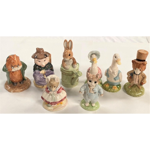 559 - 9 Beswick Beatrix Potter figurines, including: Tom Kitten, Jemima Puddle Duck, The Head Gardener, et... 