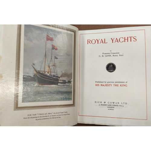 238A - A 1932 limited edition copy of Royal Yachts by Paymaster Commander C.M. Gavin, Royal Navy with vario... 