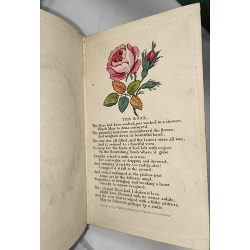 251 - MILLER(R) pub. - The GARLAND, or thirteen Extracts with coloured Vignettes, hand coloured, 12pp cata... 