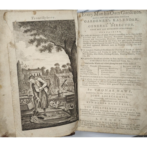 253 - MAWE (T) - Every Man his own Gardener, 14th edition, poor condition with some loss, 1794