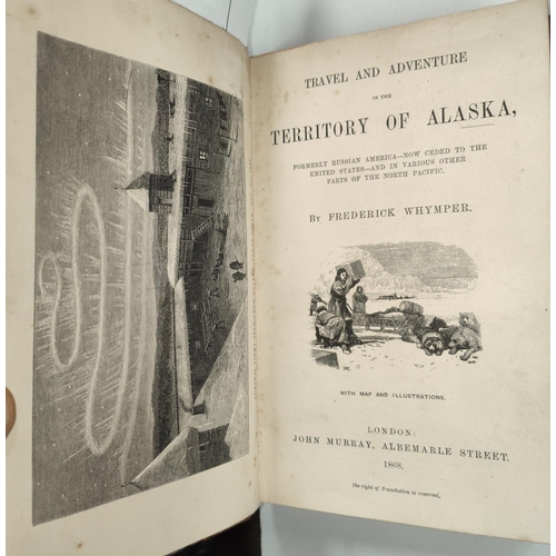 265 - WHYMPER (F.) Travel and Adventure in the Territory of Alaska, 1st edition, modern quarter calf,1868