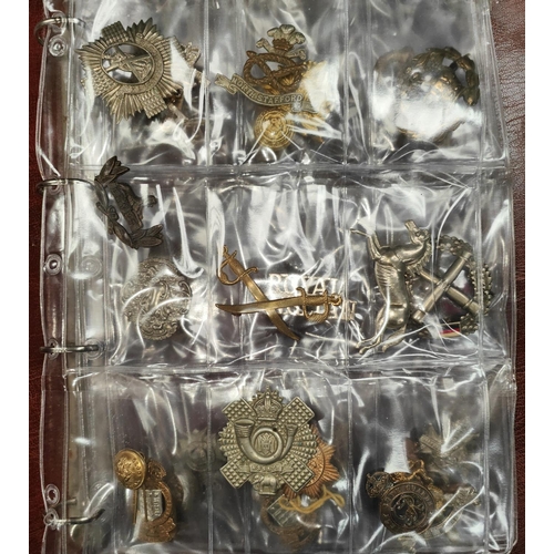 290A - A selection of military badges of various types etc