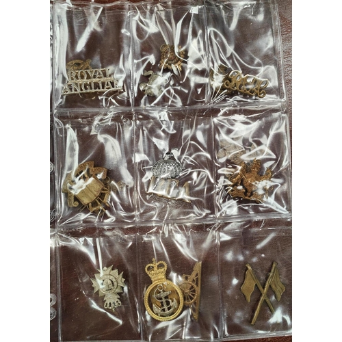 290A - A selection of military badges of various types etc