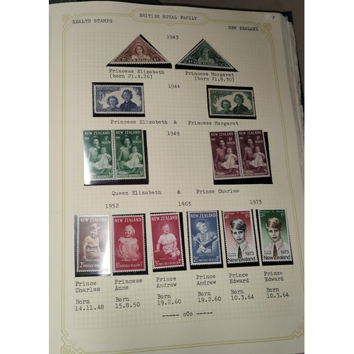 373 - A quantity of GB and World Commemorative stamps written up in 4 Simplex albums