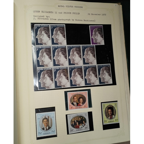 373 - A quantity of GB and World Commemorative stamps written up in 4 Simplex albums