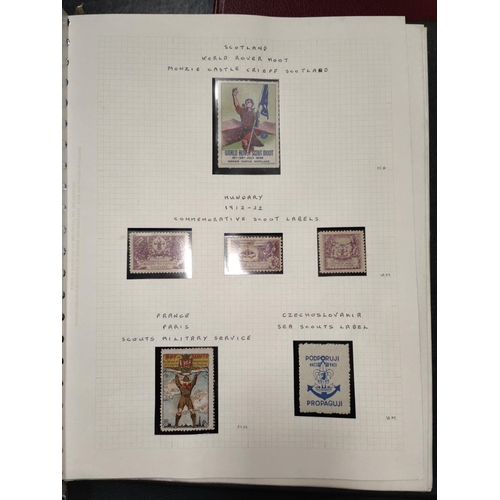 374 - SCOUTING - a superb thematic collection of world stamps, covers, postcards and photographs in eight ... 