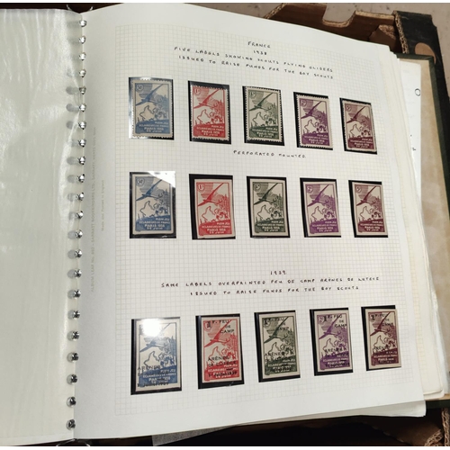 374 - SCOUTING - a superb thematic collection of world stamps, covers, postcards and photographs in eight ... 