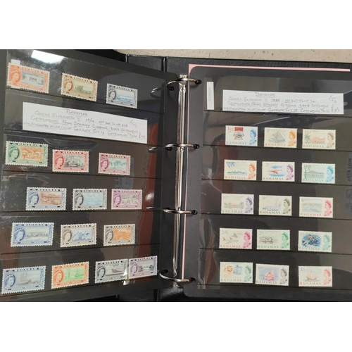 379 - Commonwealth. Mint QE2 collection on hawids. Many good mint sets inc. 1953 Bermuda to £1, Caymans 19... 