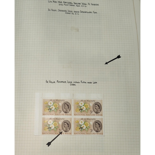 380 - GB collection 1963 - 1970 Commems Ord & Phos issues mint and/or used in singles/pairs/blks &... 