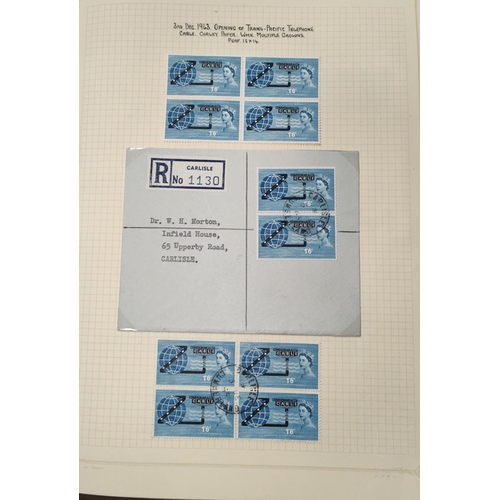 380 - GB collection 1963 - 1970 Commems Ord & Phos issues mint and/or used in singles/pairs/blks &... 