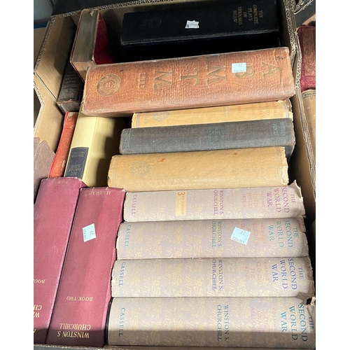 27 - A selection of books:  Winston Churchill's WWII; other Churchill related books; History of... 