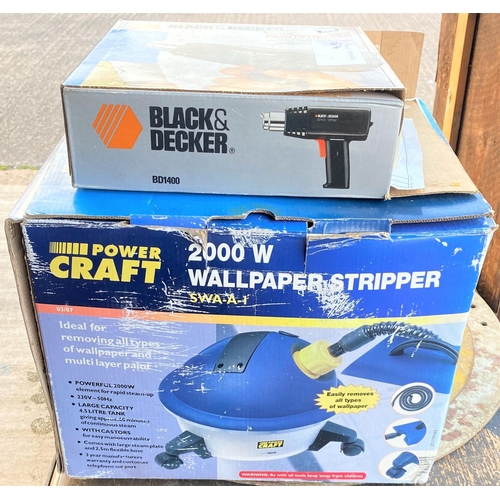 89A - A Craft Power wall paper stripper and a Black & Decker paint stripper