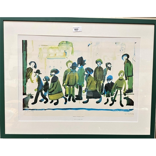 823 - After Laurence Stephen Lowry: print 