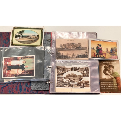 390B - A selection of postcards.