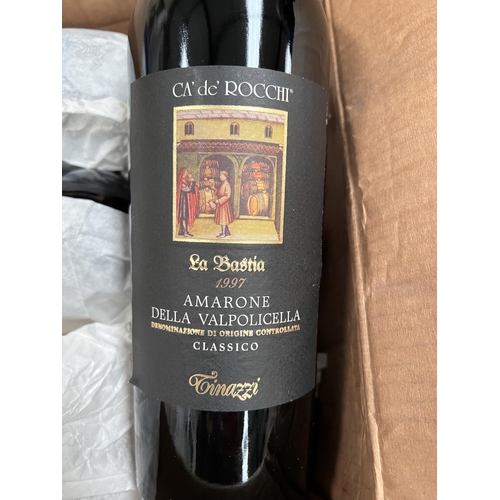 400A - Six bottles of La Bastia Amarone Della Valpolicella Classico 1991