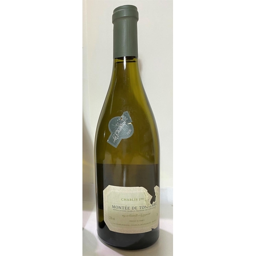 420 - a bottle of Montee de Tonnerre Chablis premier Cru 2006 (tear to label); a bottle of Charles Dupuy L... 