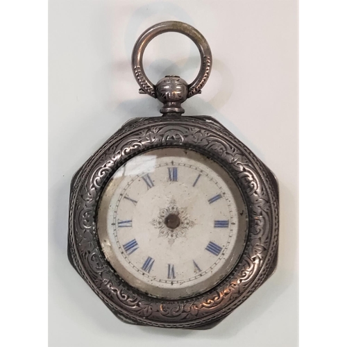 718 - A 19th century silver pocket watch by Freeman & Co, London; and 2 others