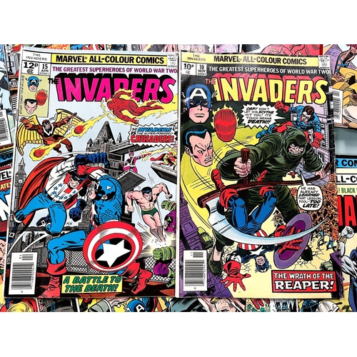 304 - Marvel Comics 1970's The Invaders 10, 15, 18-30, 32-37, 41; Three issues The Champions 1-3 and 1 lat... 