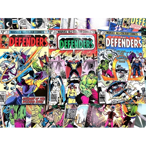 307 - Marvel Comics 1970's / 80's The Defenders 56-90 (35 issues mainly UK pricing)