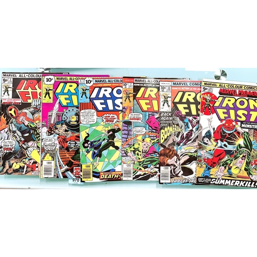 313 - Marvel Comics, Power Man, 48,49; Power Man Iron Fist 50-57, 59, 60, 62, 65-84, 100;  Marvel Pre... 