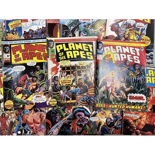 317A - A vintage 2000AD Sci-Fi special and Marvel Planets of the Apes weekly 1-11, 35, 40, 53, 68