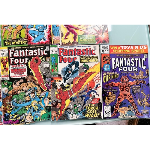 322A - Marvel Comics, Fantastic Four 1960's - 93, 99, 100, 101, 102, 103, 105, 106, 107, 108, 