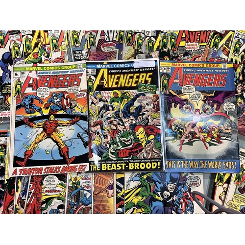 325A - Marvel Comics, The Avengers 101-140 (some multiple issues)