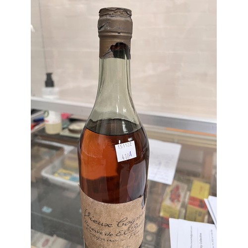 410A - A bottle of Vieux Cognac Reserve de E.C. Bresson, Cognac, France 1878, level mid shoulder (foil slig... 