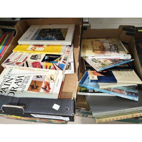 259 - A selection of books on art:&nbsp; oils; watercolours; The Historical Techniques of the Great Master... 