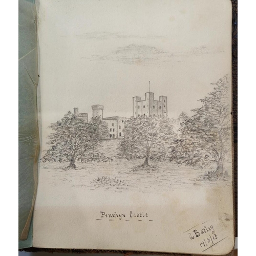 262 - An Edwardian period autograph book; 2 photo albums