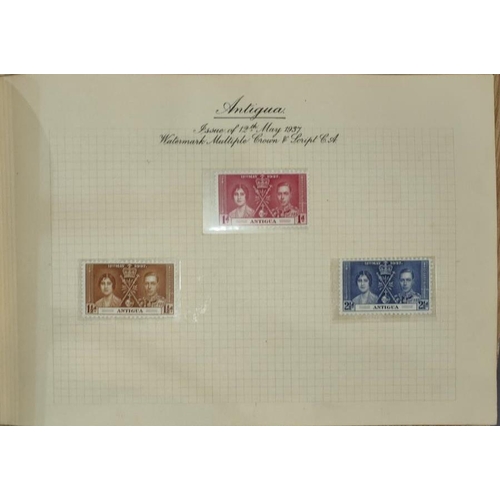 287 - 1937 Coronation complete MNH, a few with some toning on gum side. Fresh