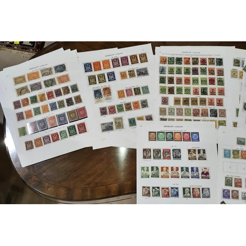 306 - Germany: excellent collection on leaves 1872-1950's. Many good sets/items inc Eagles to 18k (2) 1874... 