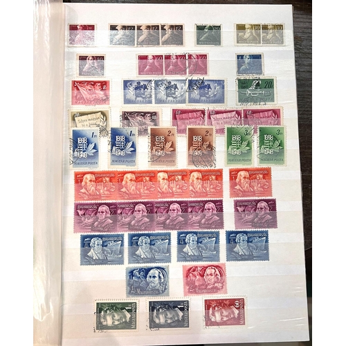 283 - Hungary:&nbsp; 4 album collection of stamps
