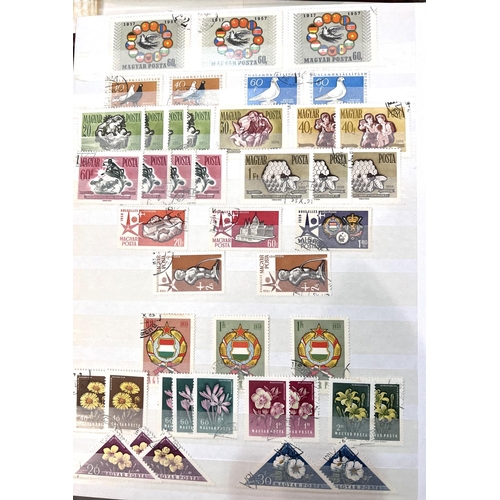 283 - Hungary:&nbsp; 4 album collection of stamps