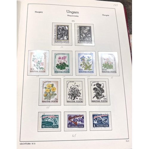 283 - Hungary:&nbsp; 4 album collection of stamps