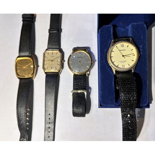 749 - Three gent's Sekonda wristwatches and a 