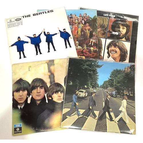 291 - The Beatles:  5 LP's, later pressings