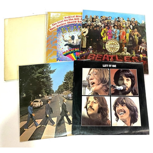 293 - The Beatles:  5 LP's, later pressings