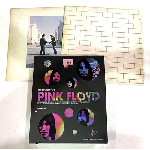 306 - Pink Floyd:  The Wall, Wish You Were Here, with postcard, later issues, with The Treasurer of P... 