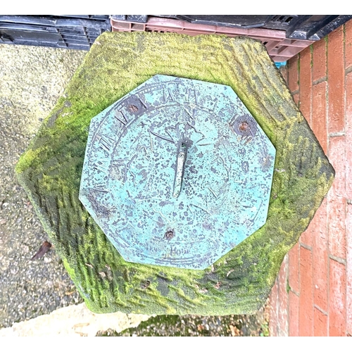 4 - A stone sundial.  This comes in 4 separate pieces