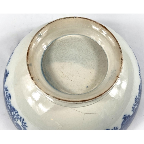 598 - A George III commemorative pearlware bowl, transfer decorated with 