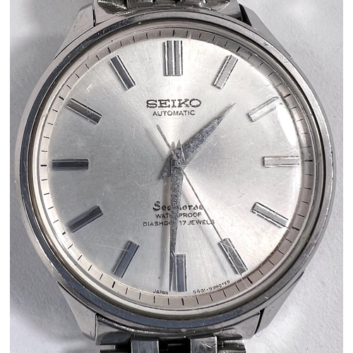 600 - A gent's Seiko Seahorse automatic wristwatch