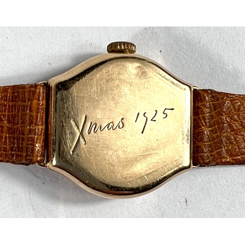 638 - A Vacheron Constantin lady's 18k yellow gold wristwatch, case No. 246 338, movement No. 395 464, man... 