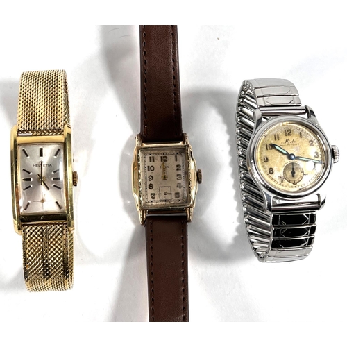 639 - Three lady's watches.