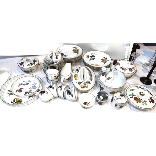 490 - A selection of Royal Worcester Evesham approximately 43 pieces